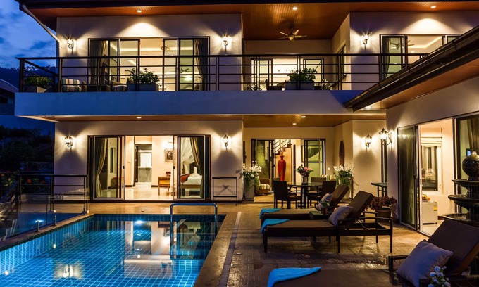 Bophut Villa | Top-Rated 2 Bedroom Seaview Pool Villa in Chaweng Noi
