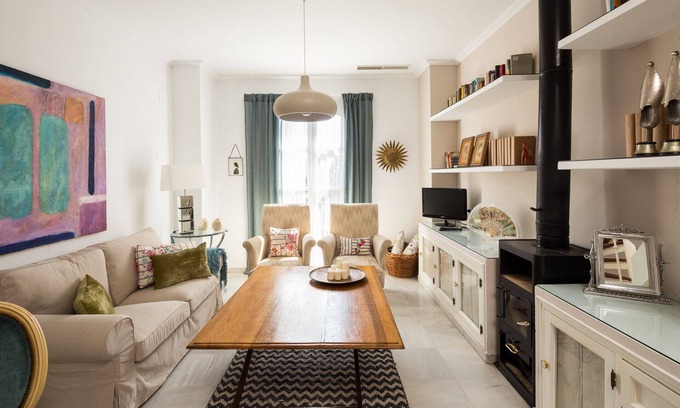 San Bartolome Apartment | Spacious 2-Bedroom Suite with Private Terrace & Spa Access
