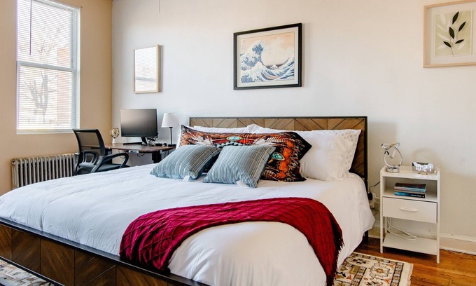 Truxton Circle Apartment | Comfortable 2 Bedrooms in City Center with Great Amenities