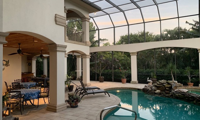 Coquina Sands House | Ideal Beach Retreat: 5 Bedrooms and Ocean Views