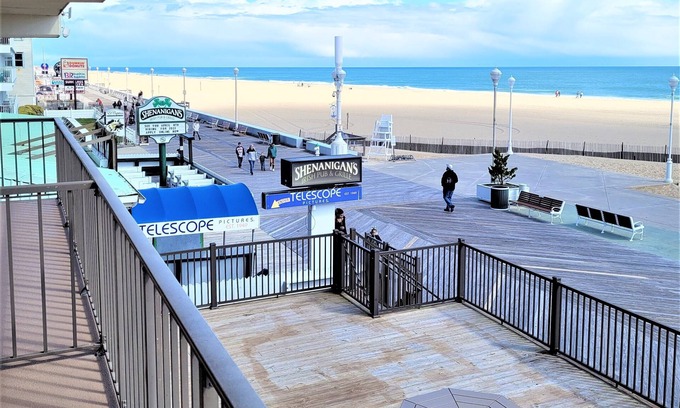 Ocean City Condo | Oceanfront 2BR Getaway with Large Balcony & Kid-Friendly Amenities
