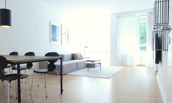 Frederiksberg C Apartment | Bright 2-Bedroom Escape with Balcony & Family Amenities