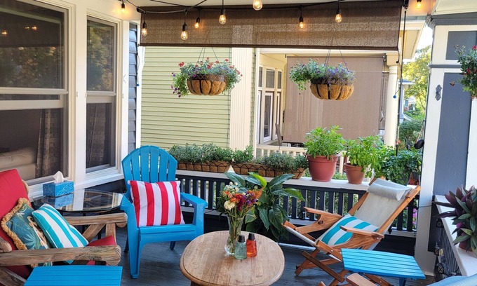 Albright House | Chic 2 BR Oasis with Office in Elmwood Village, Rated 9.8