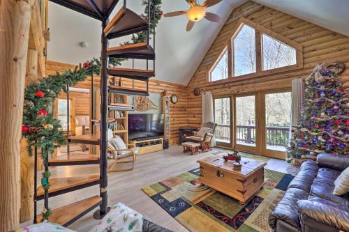 Charter Hills House | Inviting Beech Mountain Retreat with Decks and Fire Pit