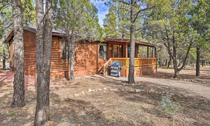 Happy Jack House | Delightful Happy Jack Cabin: Decks, Grill & Wooded Views