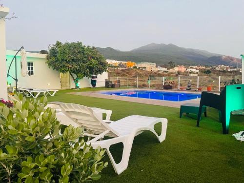 El Paso Apartment | Scenic Volcano Views and Inviting Pool Access Await