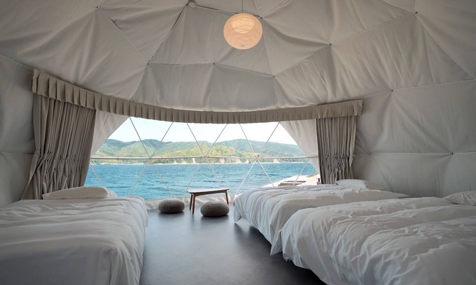 Ama RV Rental | Geodome Retreat with Breakfast Included for Two in Oki