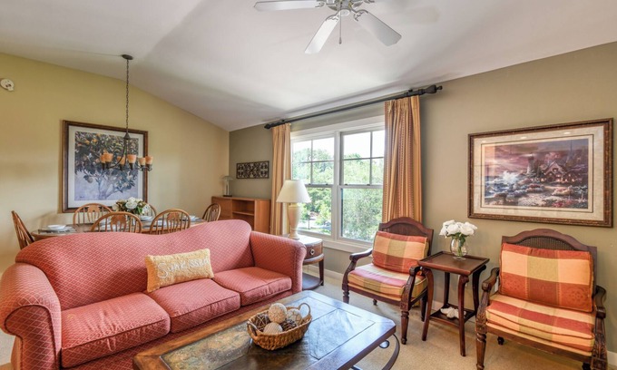 St. Augustine Condo | Pet-Friendly Resort Living with Pool Courtyard & Hot Tub