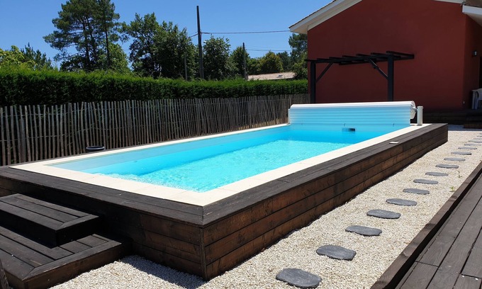 Le Porge House | Discover 2 Maisons T4 ET T2 with Pool & Family Amenities