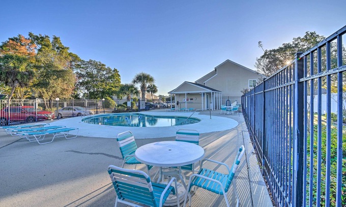 Surfside Beach Apartment | Family-Friendly Myrtle Beach Condo with Pool & Amenities