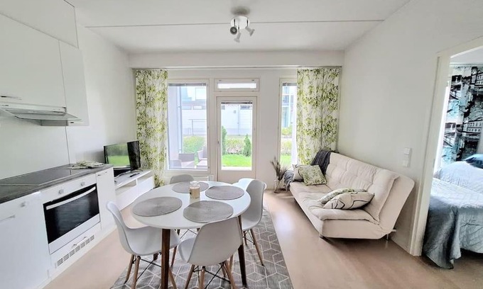 Vantaa Apartment | Convenient 2-Room Apartment Near Airport with Pet-Friendly Perks