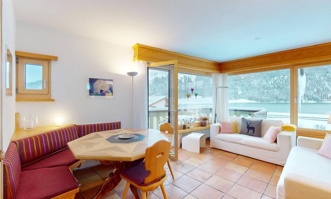 Silvaplana Apartment | Exceptional 2-Room Apartment with Pool & Family Amenities