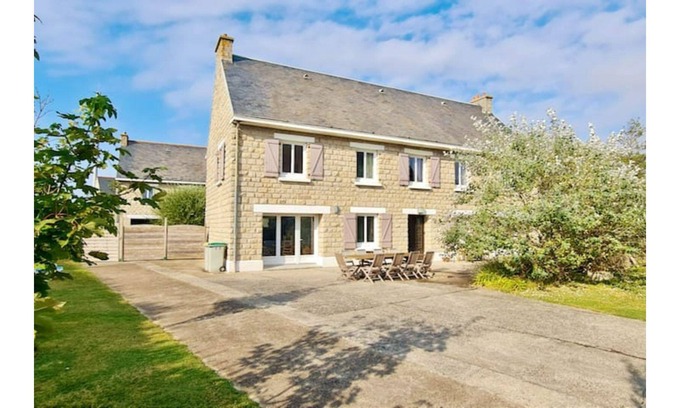 Penmarch Villa | Steps from the Beach: La Torche with Ocean View Amenities
