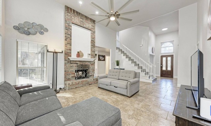 Chandler Creek House | 2 Story Home in Round Rock Sleeps 16 Guests