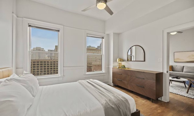 Downtown San Antonio Apartment | 2 Stylish Haven Near San Antonio Sights | Modern Amenities & Prime Location