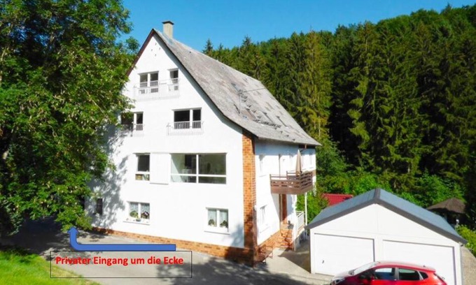 Herdwangen Schoenach Apartment | Cozy 2-Bedroom Retreat with Scenic Grounds and Family Perks