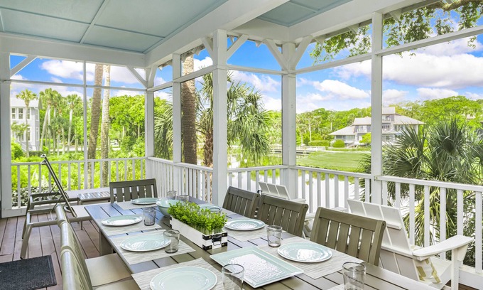 Kiawah Island House | 20 Atlantic Beach: Premier Pool Access, Golf & Lagoon Views
