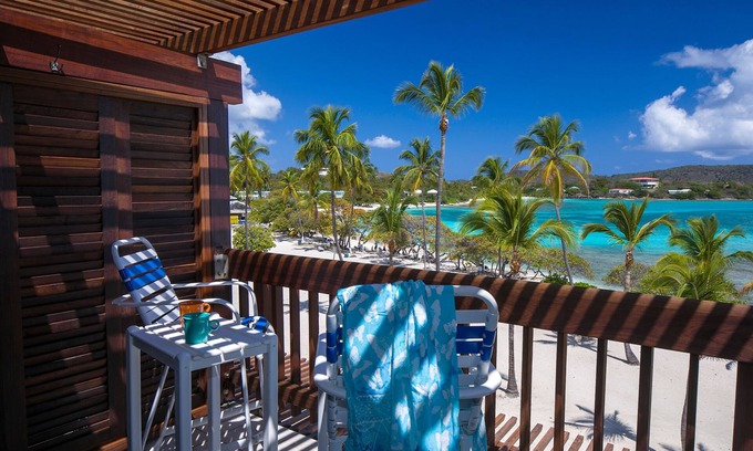 Red Hook Condo | September Special: Sapphire Beach Villa with Ocean View Pool