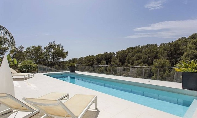 Sitges Town Center Villa | Villa Mar del Este: Zen Retreat with Pool & Ocean Views