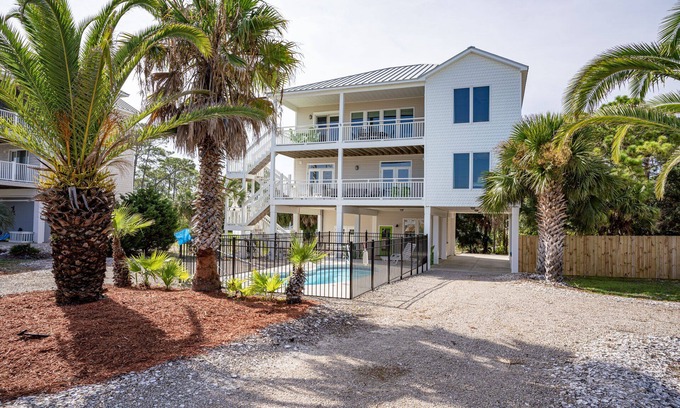 East End House | Experience Bay & Gulf Views: Private Pool and Perfect Location
