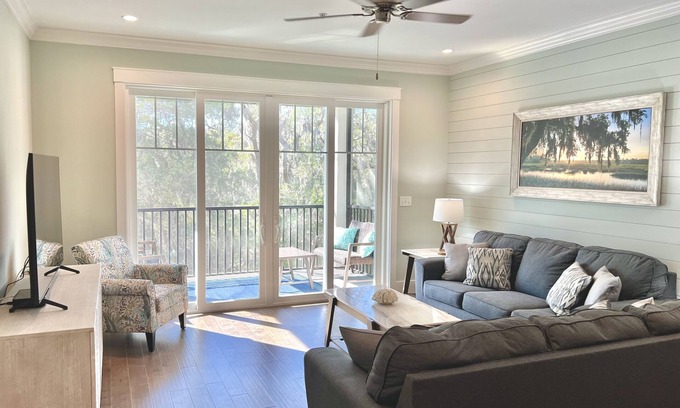 Jekyll Island Condo | Book Now: 3 BR Condo with Pool & Ocean View Near Marina
