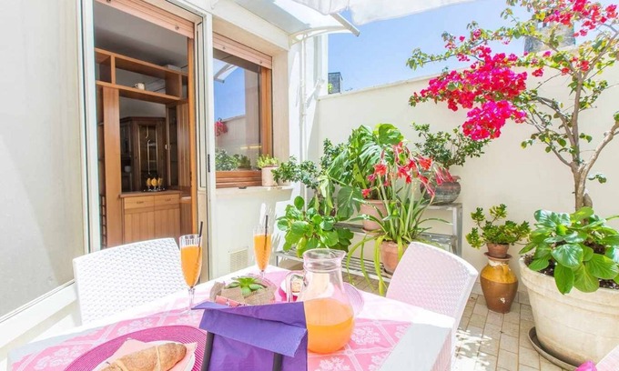 San Vito dei Normanni House | Prime Location with Ocean View and Private Patio Retreat