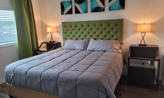 Monroe Apartment | Stylish Downtown Monroe Apartment with Free Parking