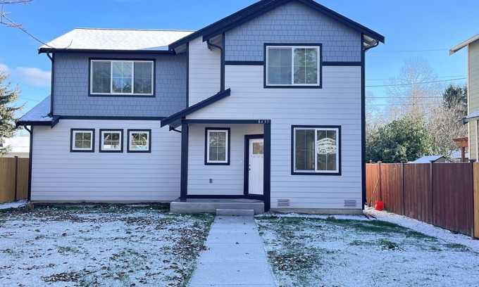 Midland House | Modern Home with Large Backyard in Family-Friendly Area