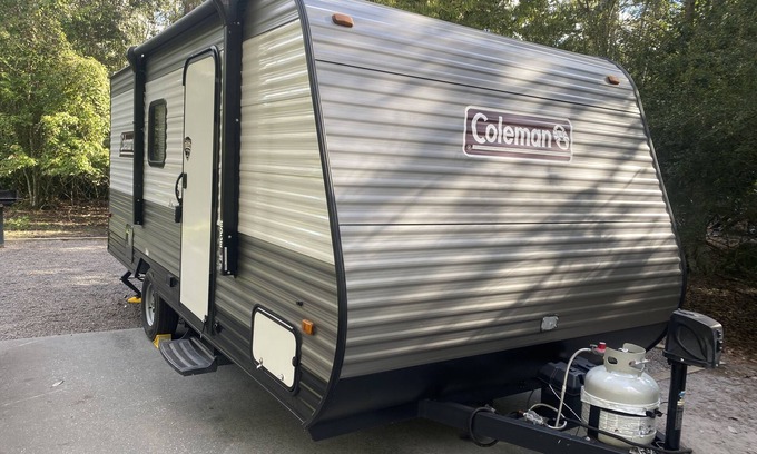 Paisley House | Family-Friendly Coleman Bunkhouse Camper Delivered to You