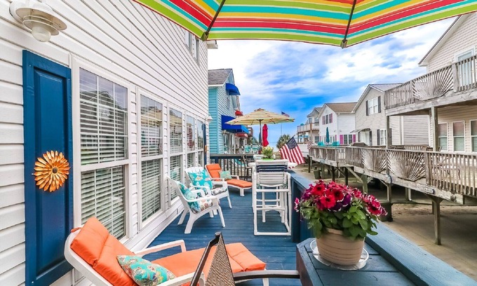 Surfside Beach House | Ideal Hotel Stay: Oceanfront with Pool and Golf Cart Access