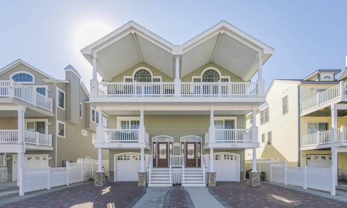 Sea Isle City House | Discover Paradise: Oceanfront Stay with Private Elevator