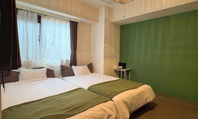 Kanazawa Apartment | 204 Twin room with shower room 2 single beds Near Kanazawa Castle/Kanazawa Ishikawa