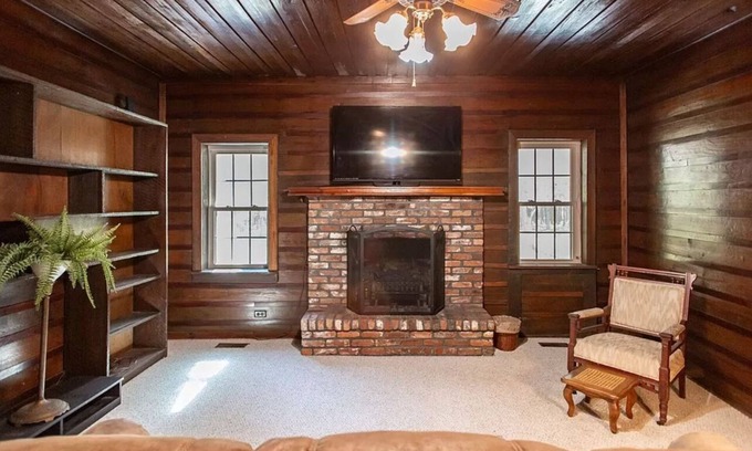Blackshear Cottage | 210 Year Old Cozy Cottage that Sits on 75 acres and sleeps 10 comfy