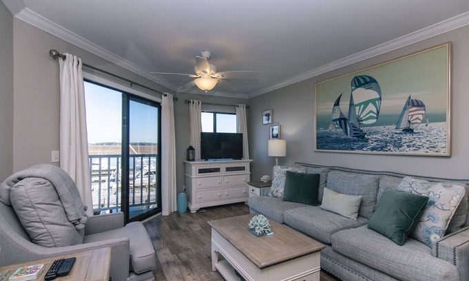 Ocean Ridge Condo | 216 Bay Creek Villa: Ocean View Retreat with Pool Access