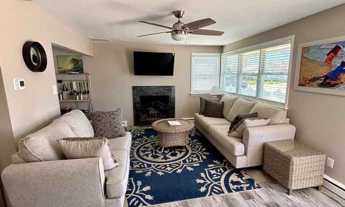 Brigantine House | Beachfront 2BR Home with Ocean View & Pet-Friendly Perks