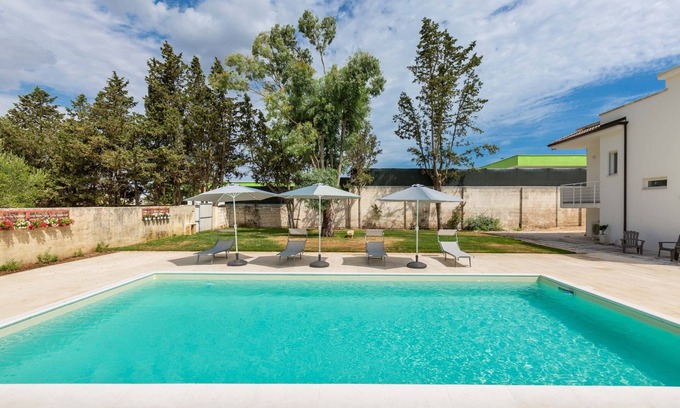 Castromediano Villa | Villa Gaia: Serene Getaway with Pool & Family Amenities