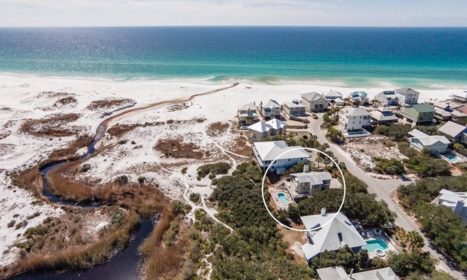 Gulf Trace House | Exclusive Seabatical: Gulf & Lake Views, Heated Pool Awaits!