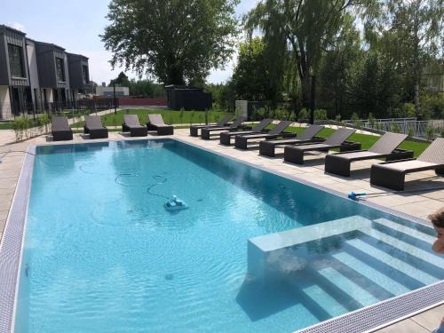 Neusiedl am See Apartment | Relax at 25h SPA-Residenz: Pools, Private Garden & Beach