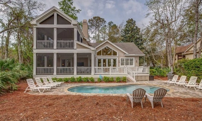 Palmetto Dunes House | Top-Rated Retreat with Pool, Ocean Views & Beach Access