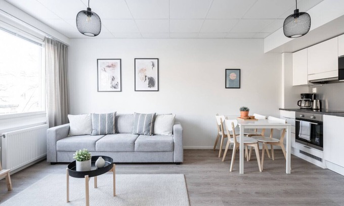 Tampere Apartment | 2BR Downtown Home with Balcony & BEST Location