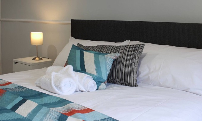 Dungannon Apartment | Modern 2BR Apartment with Kitchen & Child-Friendly Amenities