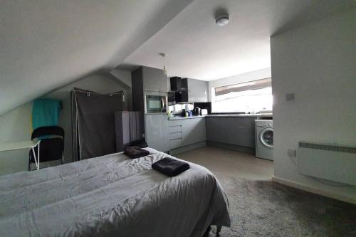 Swindon Apartment | Cozy Loft Studio in Swindon Centre with Hot Tub Access