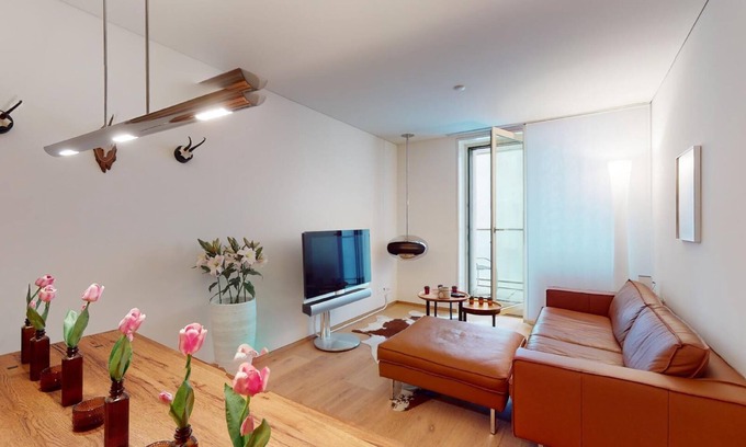 St. Moritz Apartment | Comfortable 3½ Room Flat with Spa & Family Amenities