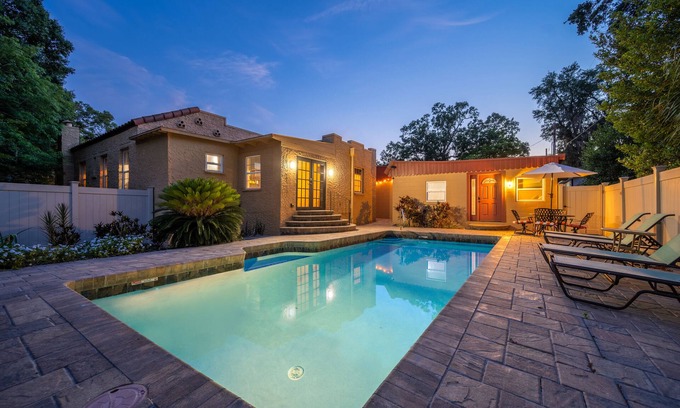 Lakeland House | Charming Spanish Villa with Pool & Ocean Views - Pet Friendly