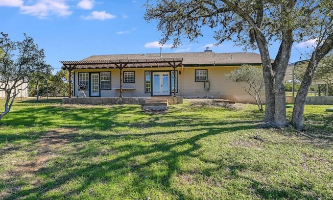 Austin House | Idyllic Home on Creek with Pool and Hill Country Views