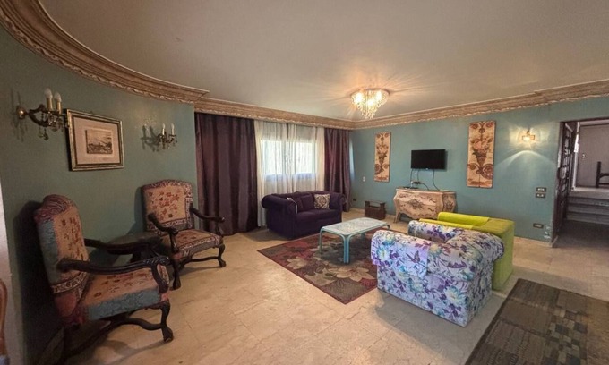 Al-Khalifa Apartment | 3-bedroom apartment in cool Cairo Governorate with WiFi, AC