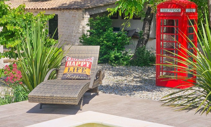 Barjac House | Idyllic Vacation Home with Private Pool & Scenic Grounds