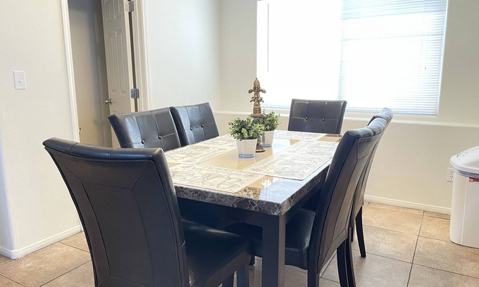 Sunrise Manor House | Spacious 3-Bedroom Retreat: Fast Wi-Fi & Pet Friendly