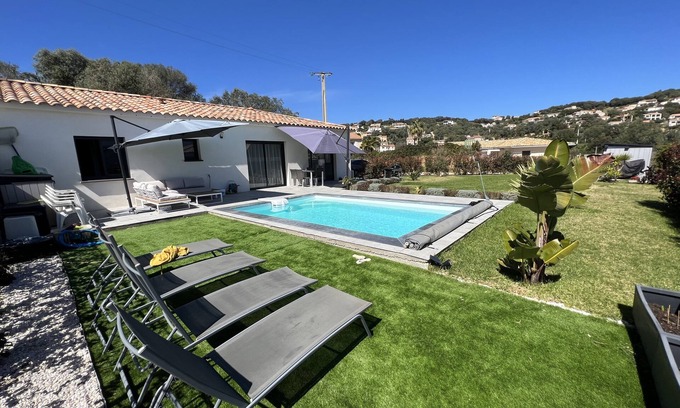 Bastelicaccia Villa | Exceptional 3-Bedroom Villa with Pool and Ocean Views