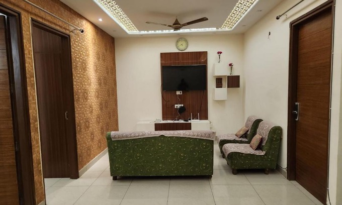 Panchkula Apartment | Family-Friendly 3 Bedroom Retreat with Private Balconies